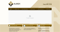 Desktop Screenshot of alroydrilling.com